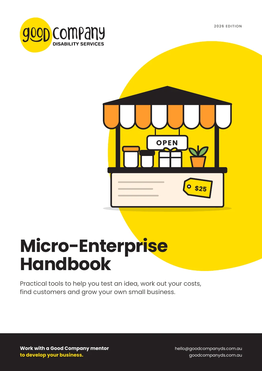 Cover of the Good Company Micro-Enterprise Handbook, 2026 edition