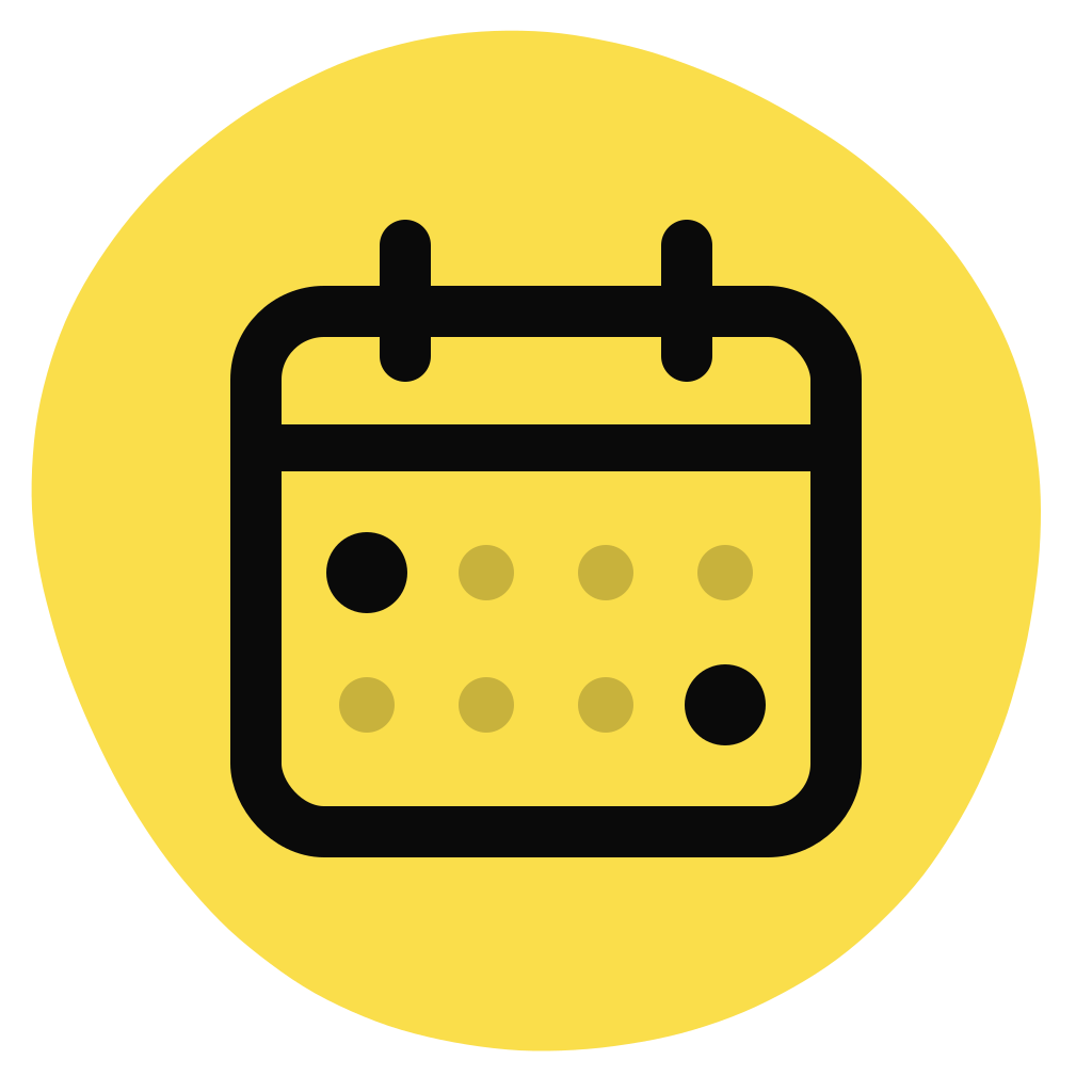 NDIS plan dates icon: calendar