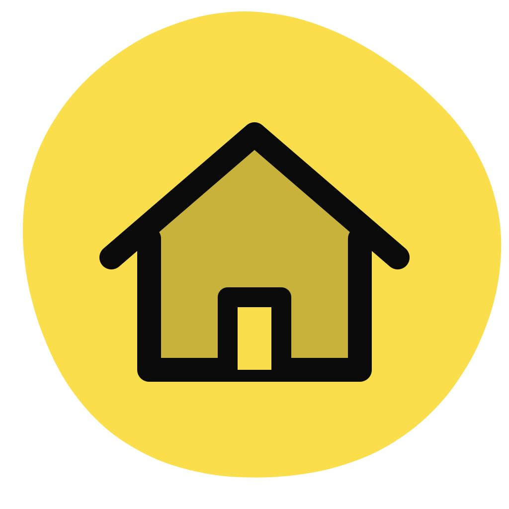 Home icon: house
