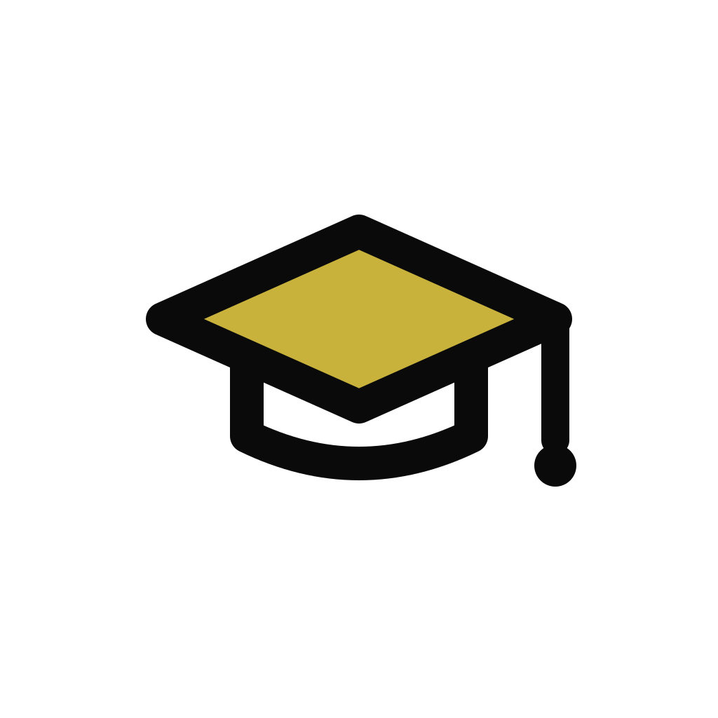 School Leaver Employment Supports icon: graduation cap